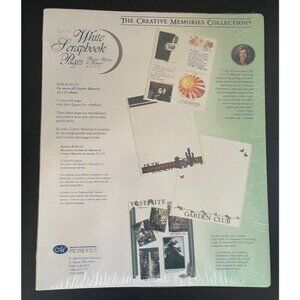 Creative Memories  12x15 White Pages Refill 15 Old Style New RCM-15S